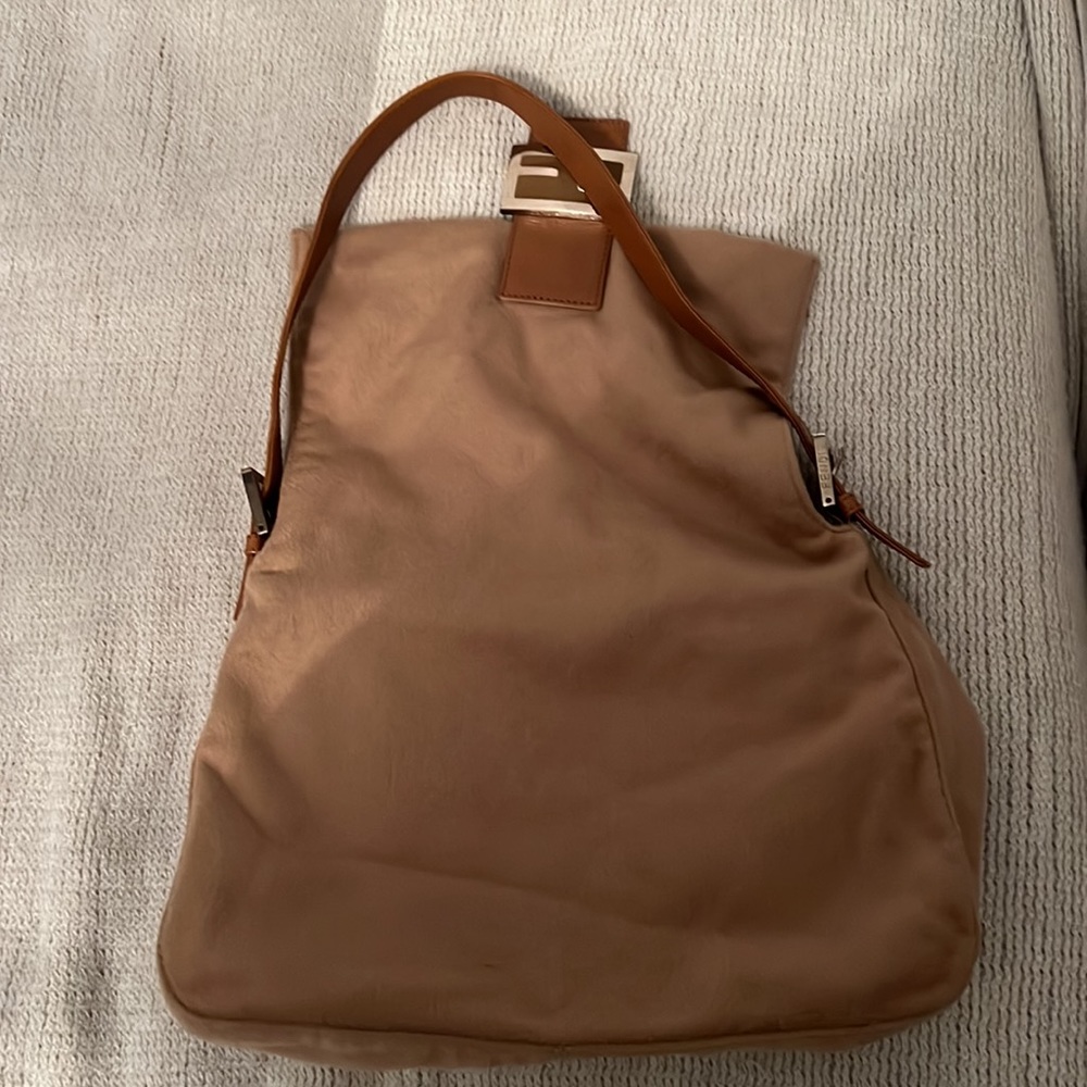 FENDI cashmere Zucca Mama Baguette Bag - Picture 9 of 13